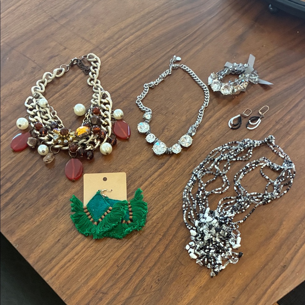 Statement jewelry lot
